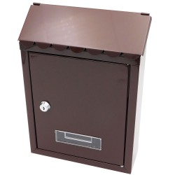 MAIL BOX IN BROWN