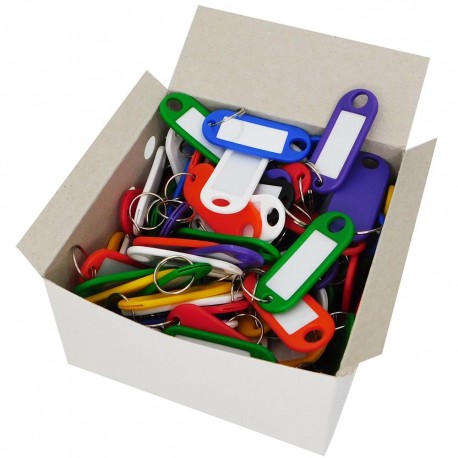 Key tags with O-ring  assorted...