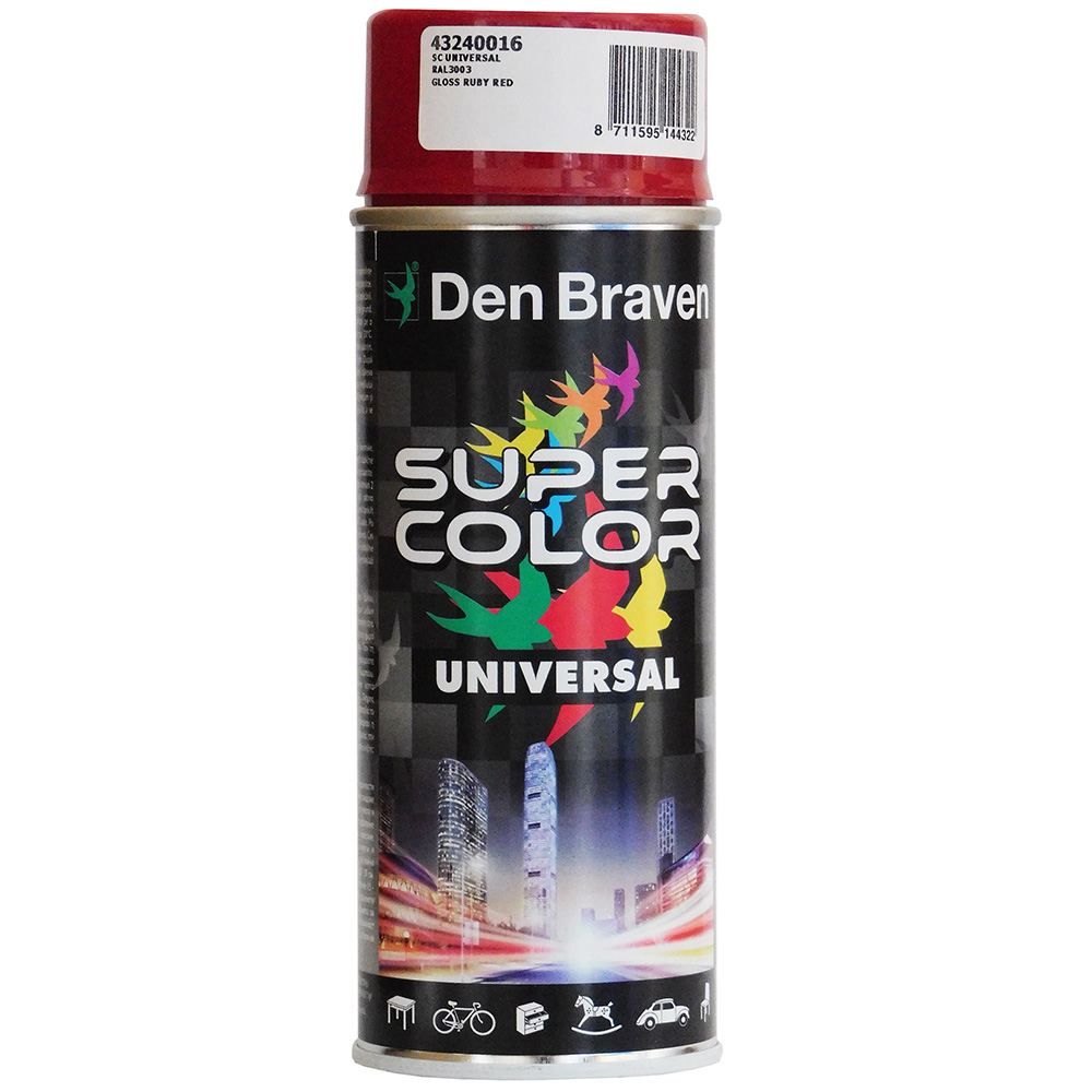 ΣΠΡΕΙ BOSTIK SUPER COLOR RAL 3003 RUBY RED 400ml
