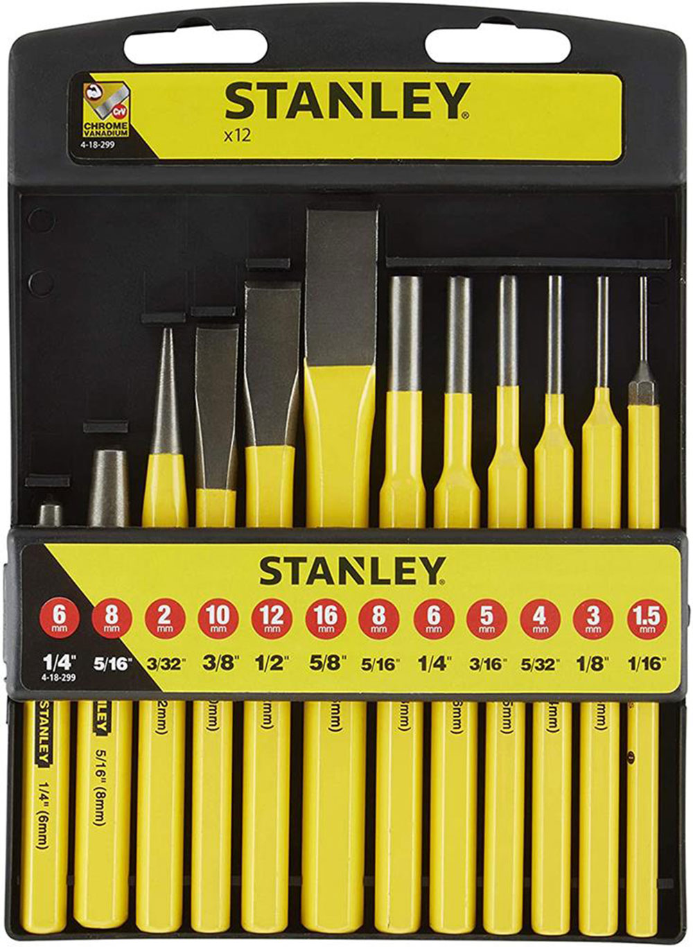 ΚΑΛΕΜΙΑ + ΠΟΝΤΕΣ STANLEY 4-18-299 ΣΕΤ 12 TEM