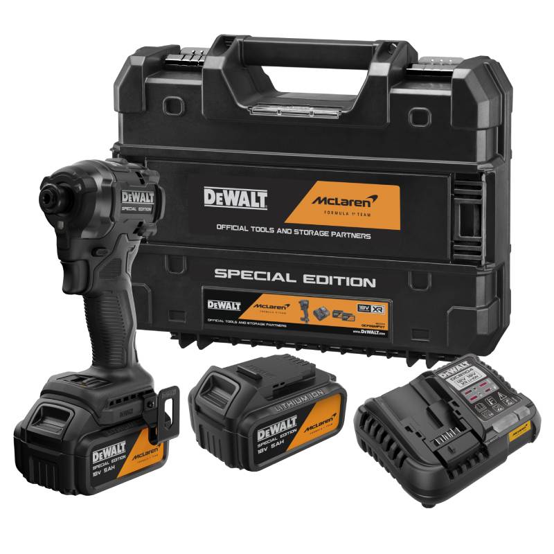 ΚΑΤΣΑΒΙΔΙΑ ΠΑΛΜΙΚΑ DEWALT DCF86MP2T 18V McLaren 2x5Ah ,TSTAK