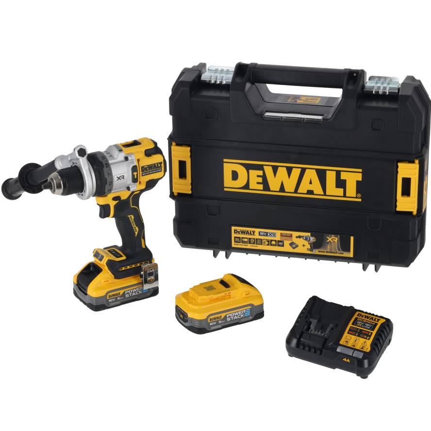 ΔΡΑΠΑΝΟΚΑΤΣΑΒΙΔΑ ΚΡΟΥΣΤ. DEWALT DCD1007H2T 18V 2x5Ah POWERSTACK