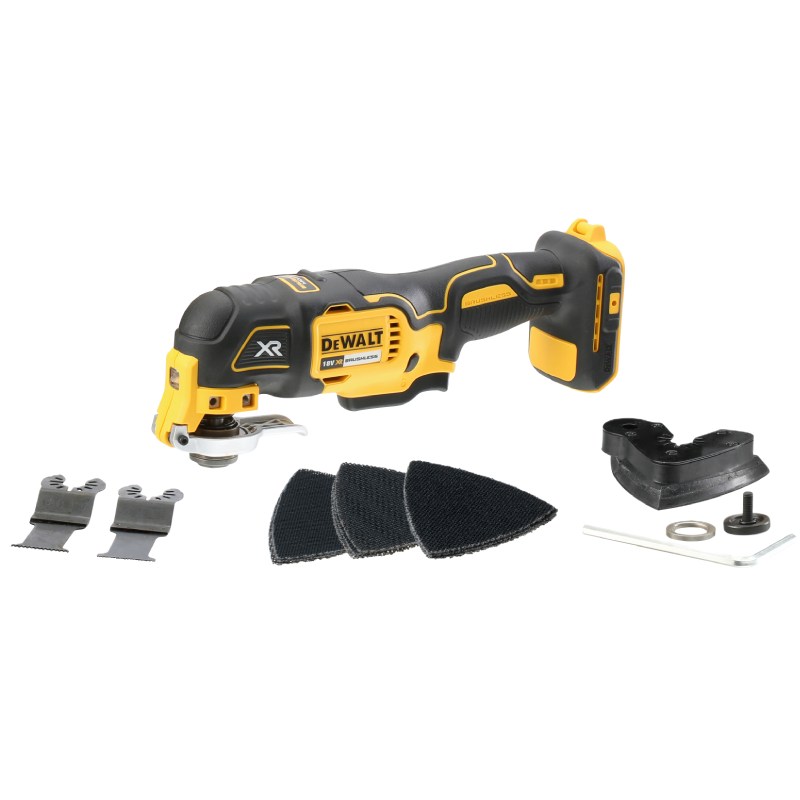 ΠΟΛΥΕΡΓΑΛΕΙΑ DEWALT DCS355N 18V SOLO ΜΕ ΕΞΑΡΤΗΜΑΤΑ