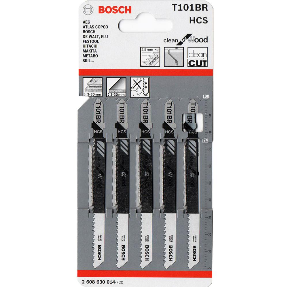 ΠΡΙΟΝΑΚΙΑ ΣΕΓΑΣ BOSCH 2608630014 T101BR HCS ΣΕΤ 5 ΤΕΜ