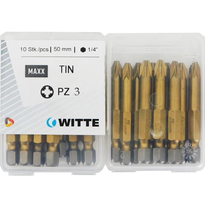 ΜΥΤΕΣ WITTE 4927547 PZD 3Χ50 ΤΙΤΑΝΙΟΥ ΣΕΤ 10 ΤΕΜ