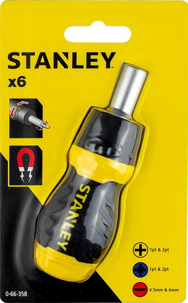 ΚΑΤΣΑΒΙΔΙΑ STANLEY 0-66-358 ΝΑΝΟΙ ΚΑΣΤ. + 6 ΜΥΤΕΣ