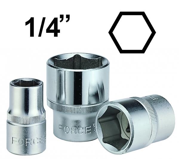 ΚΑΡΥΔΑΚΙΑ FORCE 52513 1/4" 13ΜΜ ΕΞΑΓΩΝΑ