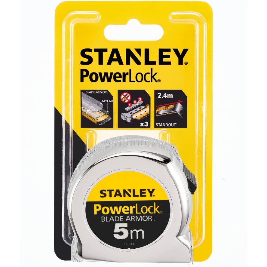 ΜΕΤΡΑ STANLEY 0-33-514 MICRO POWERLOCK 5Χ25