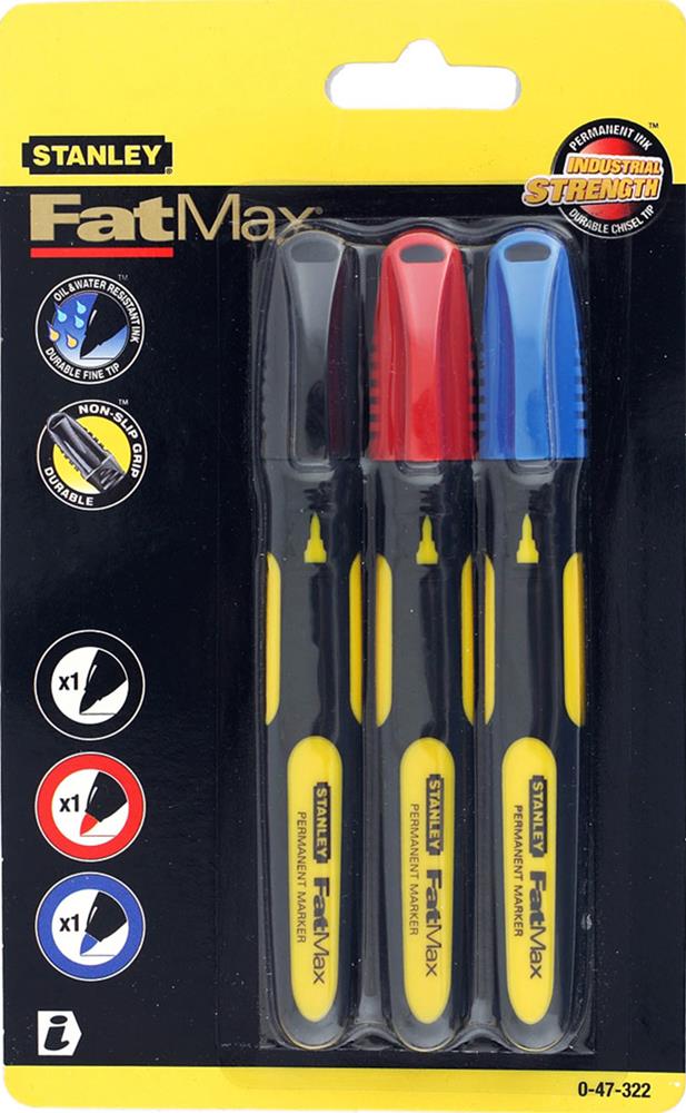 ΜΑΡΚΑΔΟΡΟΙ STANLEY 0-47-322 3 ΤΕΜ