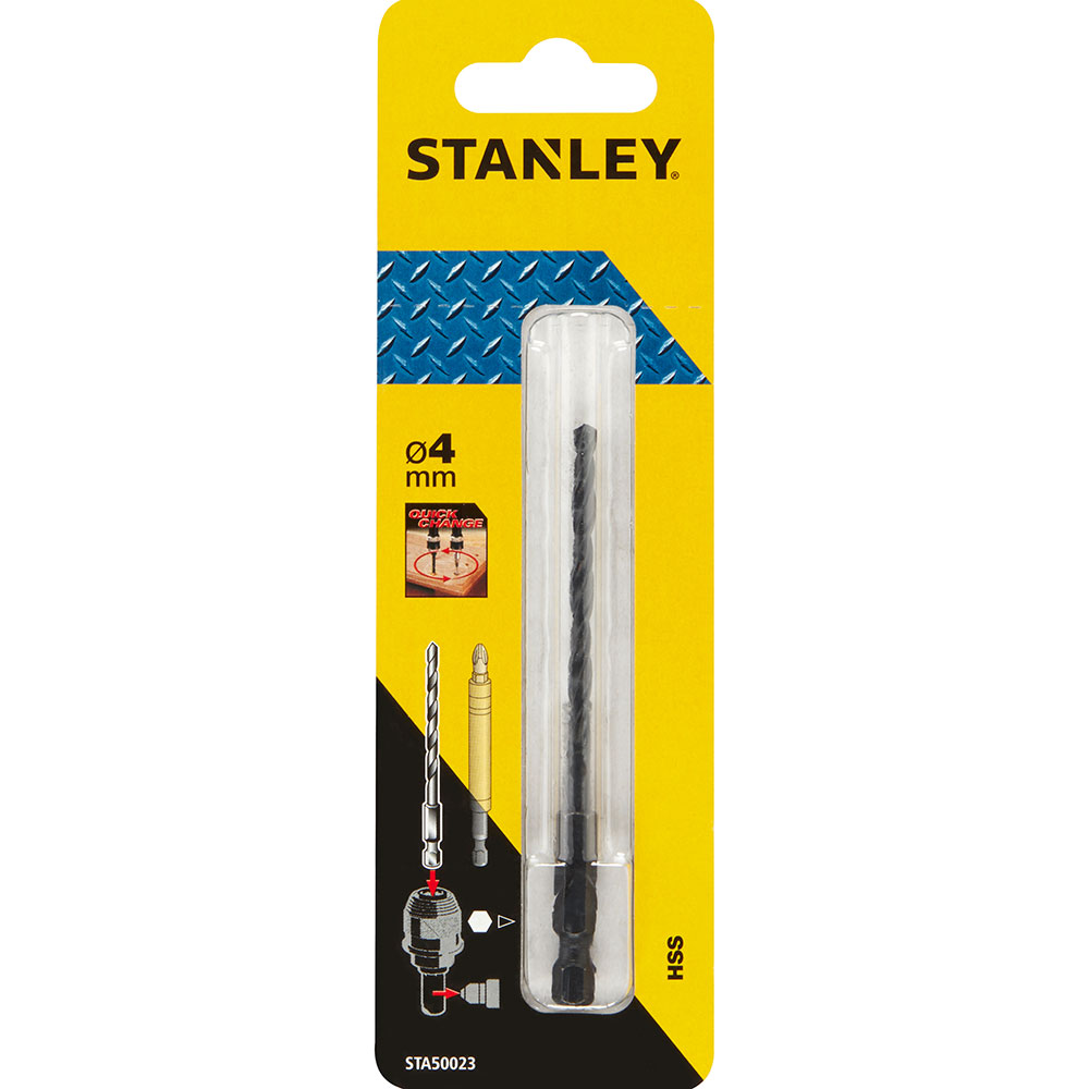 ΤΡΥΠΑΝΙΑ STANLEY STA50023-XJ HSS ΕΞΑΓΩΝΑ 4MM