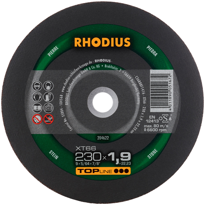ΤΡΟΧΟΙ RHODIUS ΧΤ66/230Χ1.9 ΜΑΡΜΑΡΟΥ