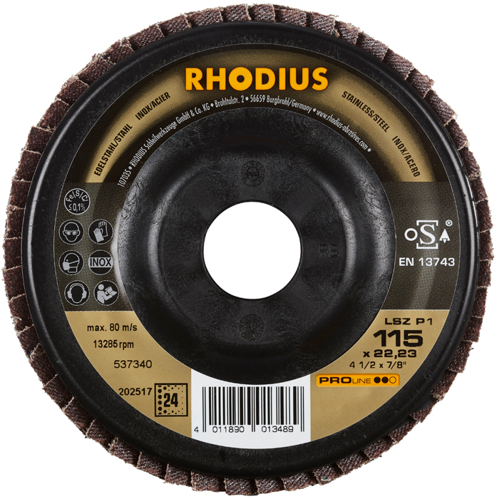 ΦΥΛΛΑΡΑΚΙΑ RHODIUS 115.24 INOX