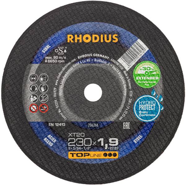 ΤΡΟΧΟΙ RHODIUS ΧΤ20/230Χ1.9 ΣΙΔΗΡΟΥ