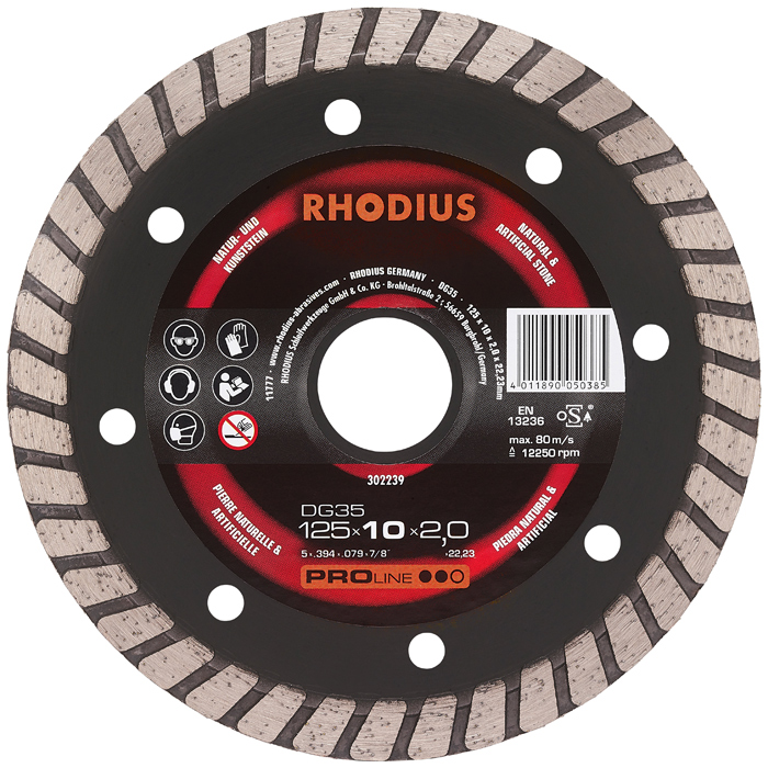 ΤΡΟΧΟΙ RHODIUS DG35/125