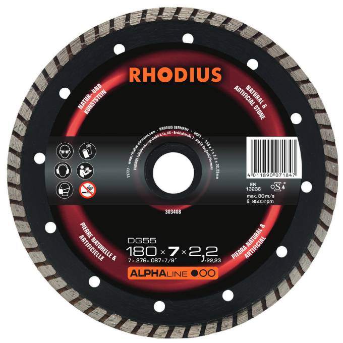 ΤΡΟΧΟΙ RHODIUS DG55-180