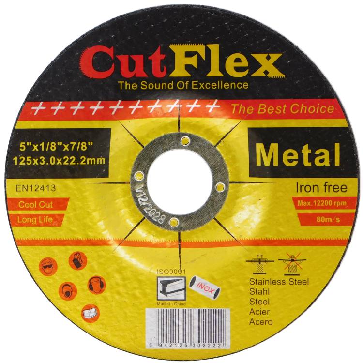 ΤΡΟΧΟΙ CUTFLEX 125Χ3 ΣΙΔΗΡΟΥ