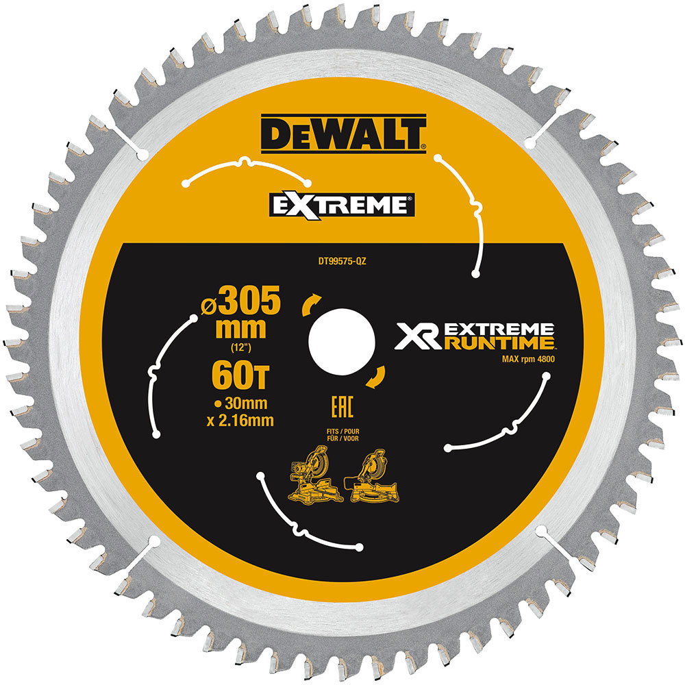 ΔΙΣΚΟΙ DEWALT DT99575 305mm 60Δ