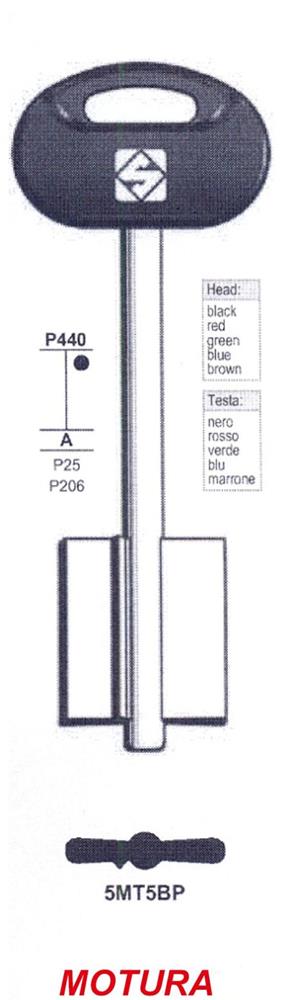 ΚΛΕΙΔΙΑ SILCA 5MT5BP BRASS (MOTURA)